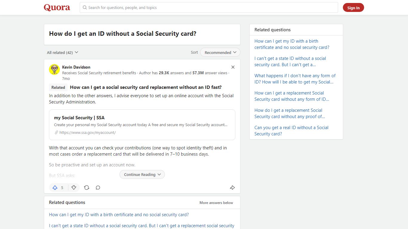 How to get an ID without a Social Security card - Quora