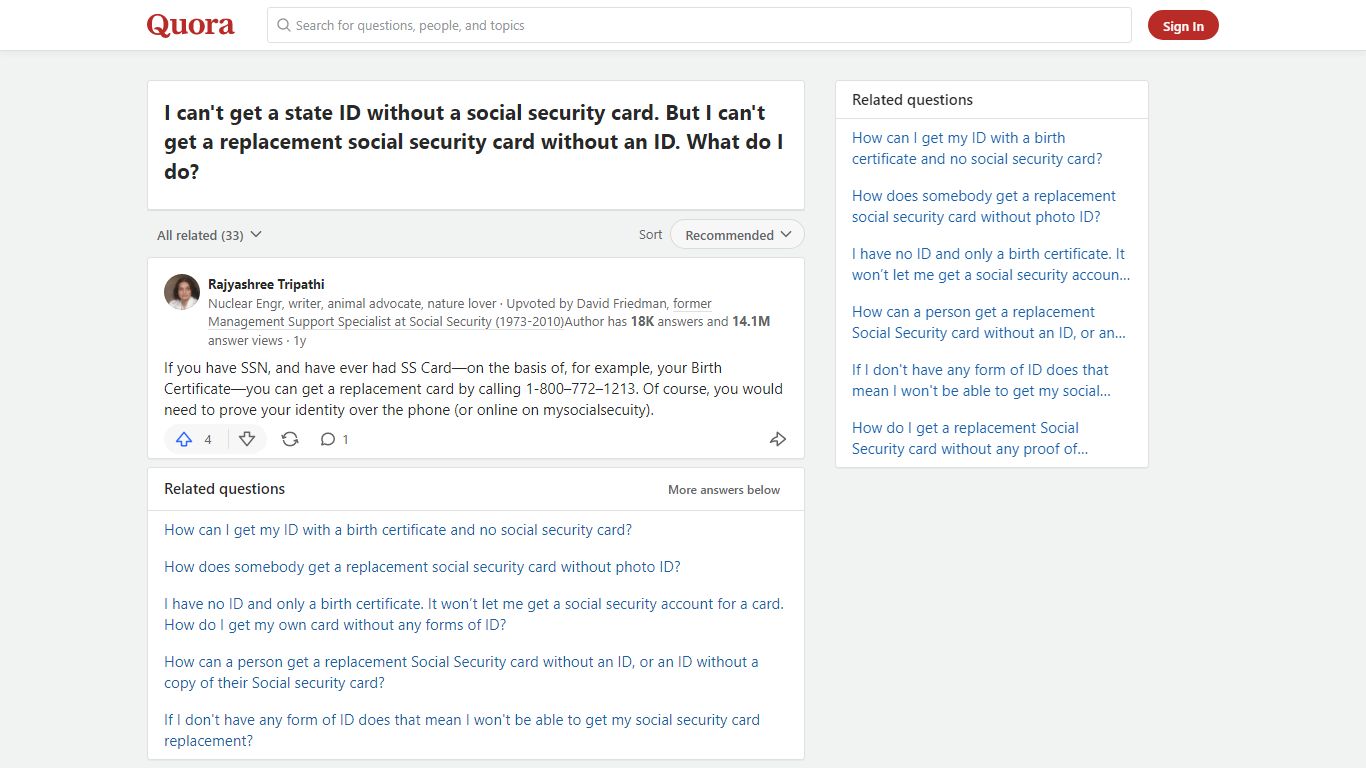 I can't get a state ID without a social security card. But I ... - Quora