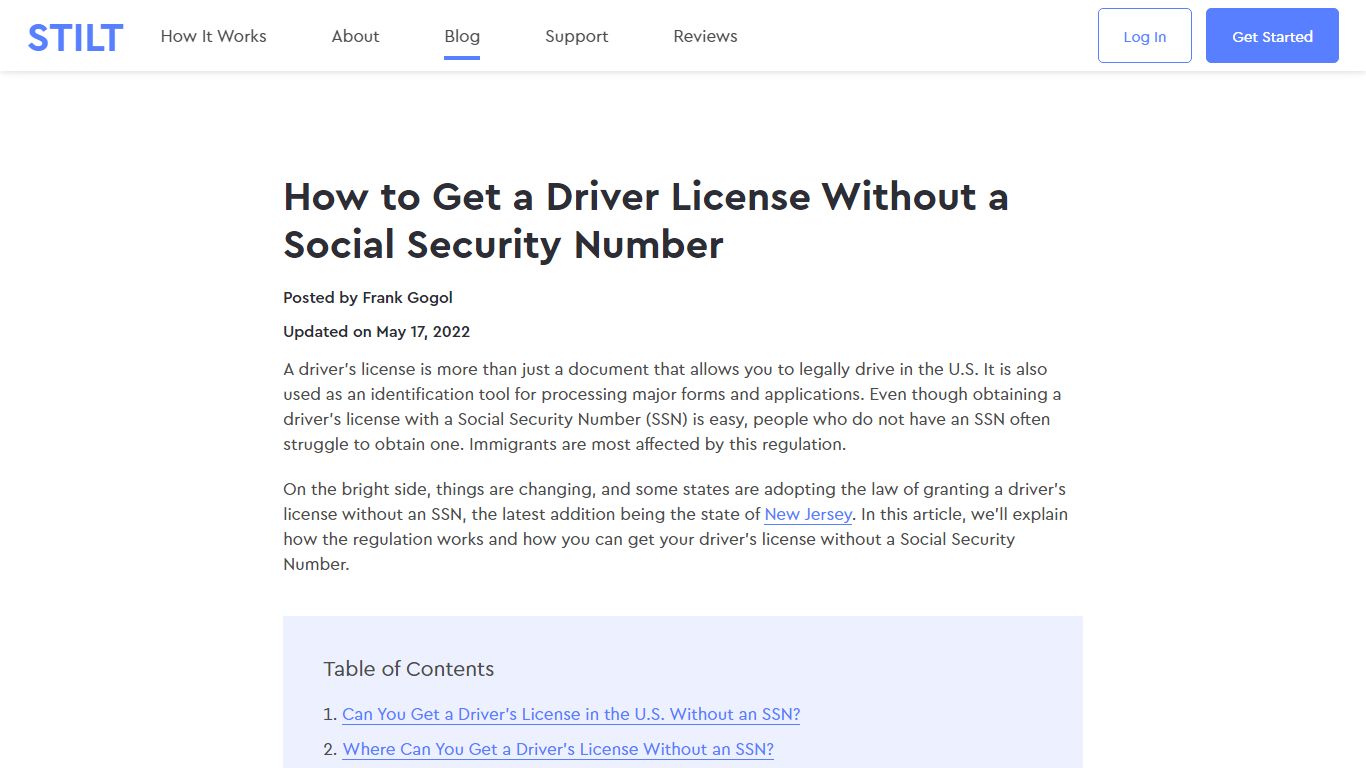 How to Get a Driver License Without a Social Security Number - Stilt Blog